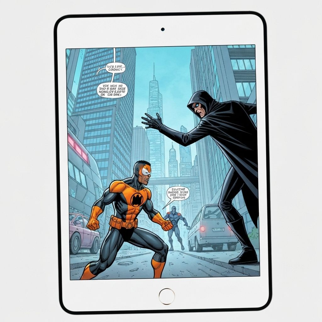 Cómic digital en dispositivos