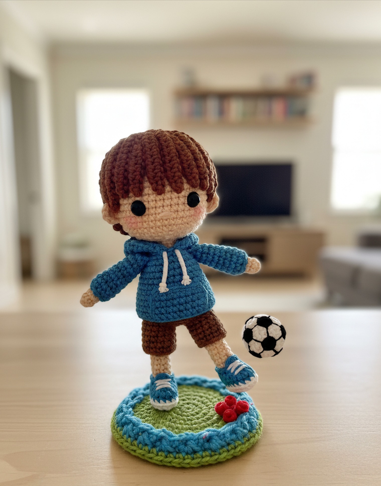 Muñeco de crochet personalizado